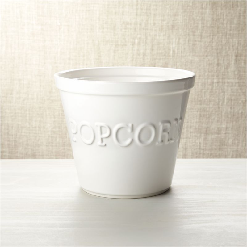 Large Popcorn Bowl. 8.75" dia. x 7.75"H | Crate & Barrel