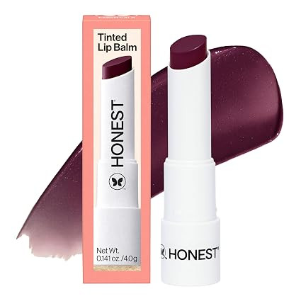 Honest Beauty Moisturizing Vegan Tinted Lip Balm, Antioxidant-Rich, Acai Extracts Avocado Oil, Pa... | Amazon (US)