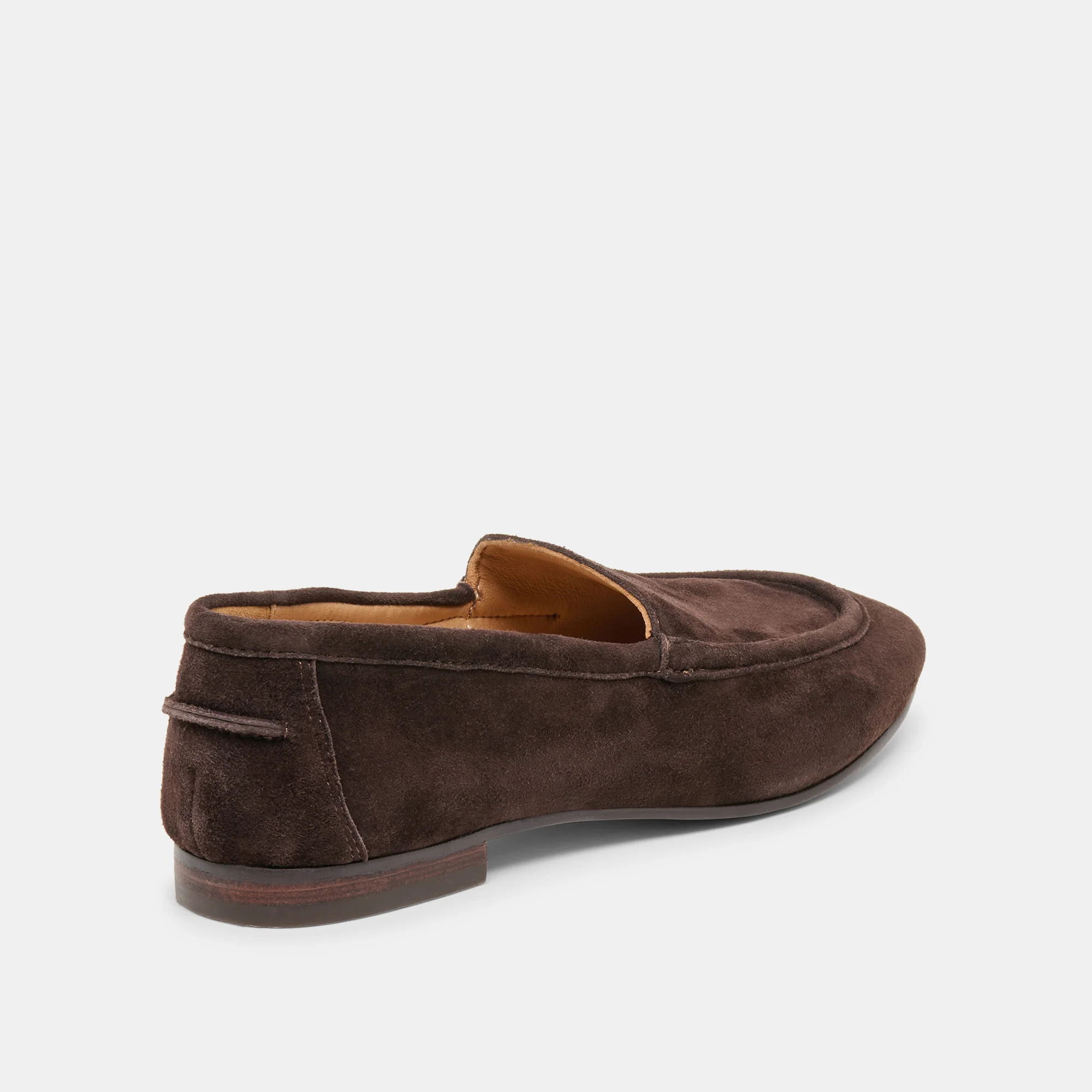 Mattie Loafers Dk Brown Suede | DolceVita.com