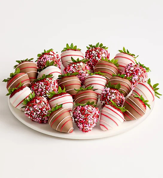 Sweetly Sprinkled Dipped Strawberries™ | 1800flowers.com