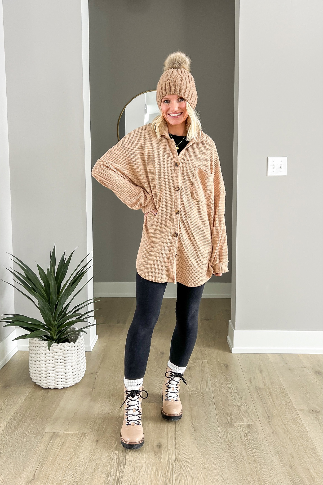 What I wore this week! Cozy winter outfit! 
Shacket- small
Leggings- s
Boots- 7.5

#LTKstyletip #LTKSeasonal #LTKfindsunder100