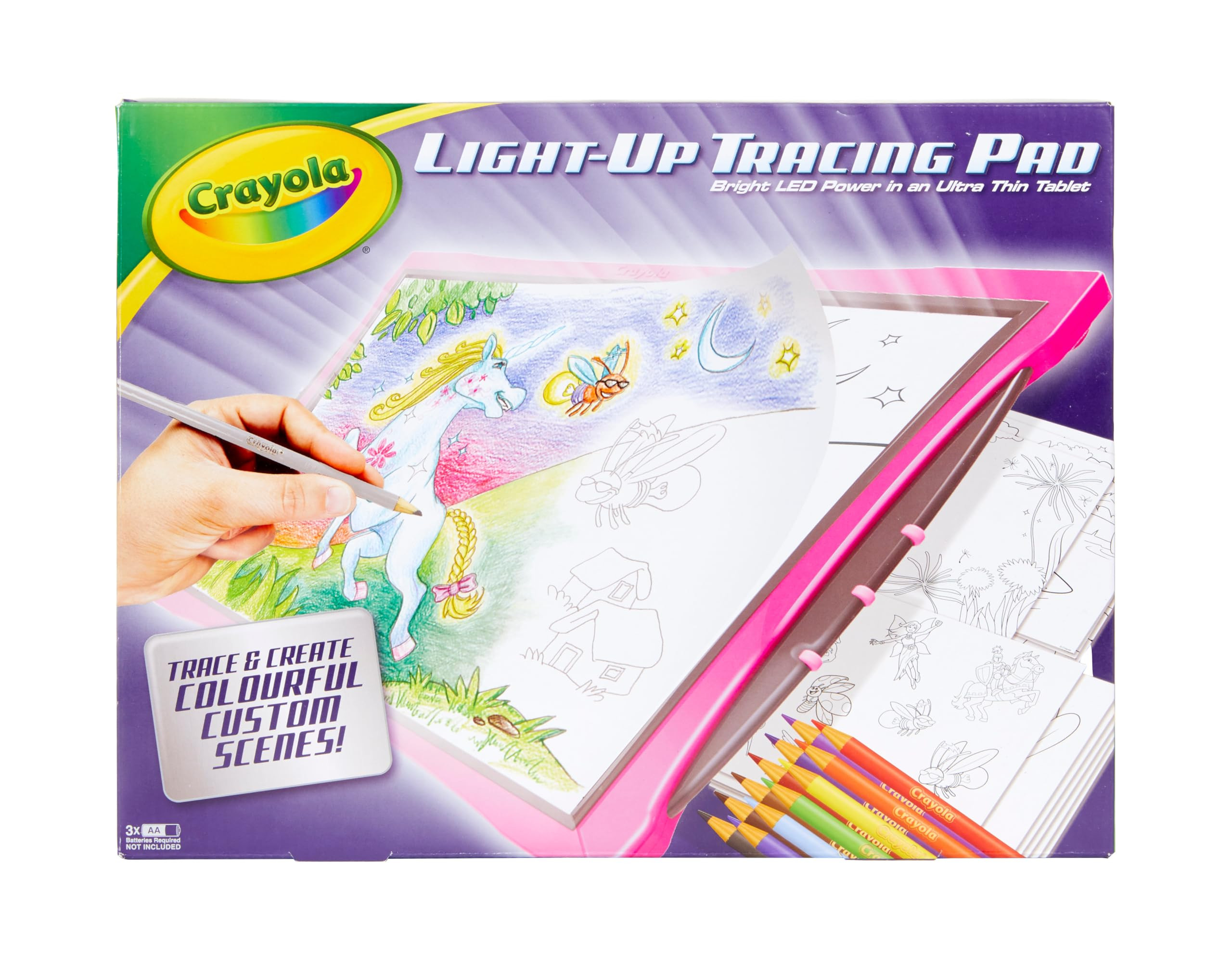 CRAYOLA Light-Up Tracing Pad | Trace & Create Colourful Custom Scenes! | Kids LED Drawing Tablet ... | Amazon (UK)