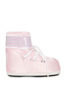 MOON BOOT Icon Low Pearly Boot in Rose from Revolve.com | Revolve Clothing (Global)