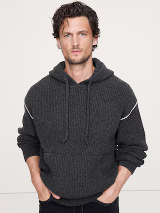 Merino-Cotton Sweater HoodieMerino-Cotton Sweater Hoodie$180.00Image of 5 stars, 4.63 are filled,... | Banana Republic (US)