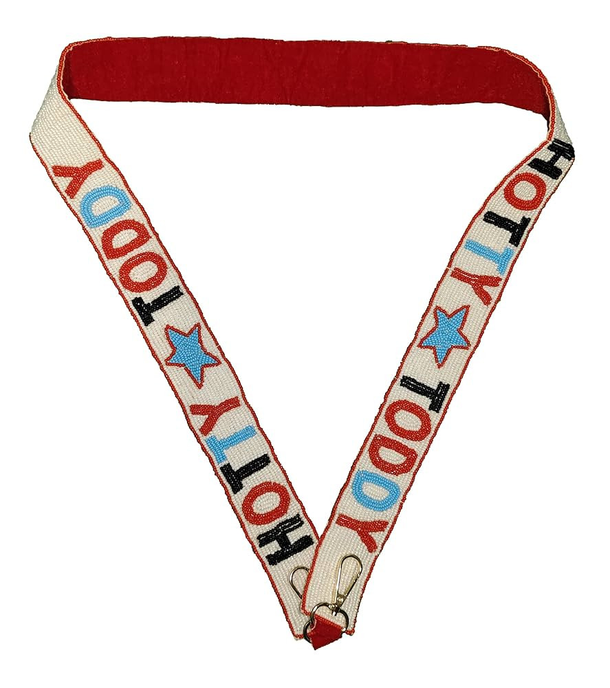 Ole Hotty Miss Toddy Handmade Beaded Purse Strap 47 inches Long And !.5 Inches Wide (Hotty Multi) | Amazon (US)