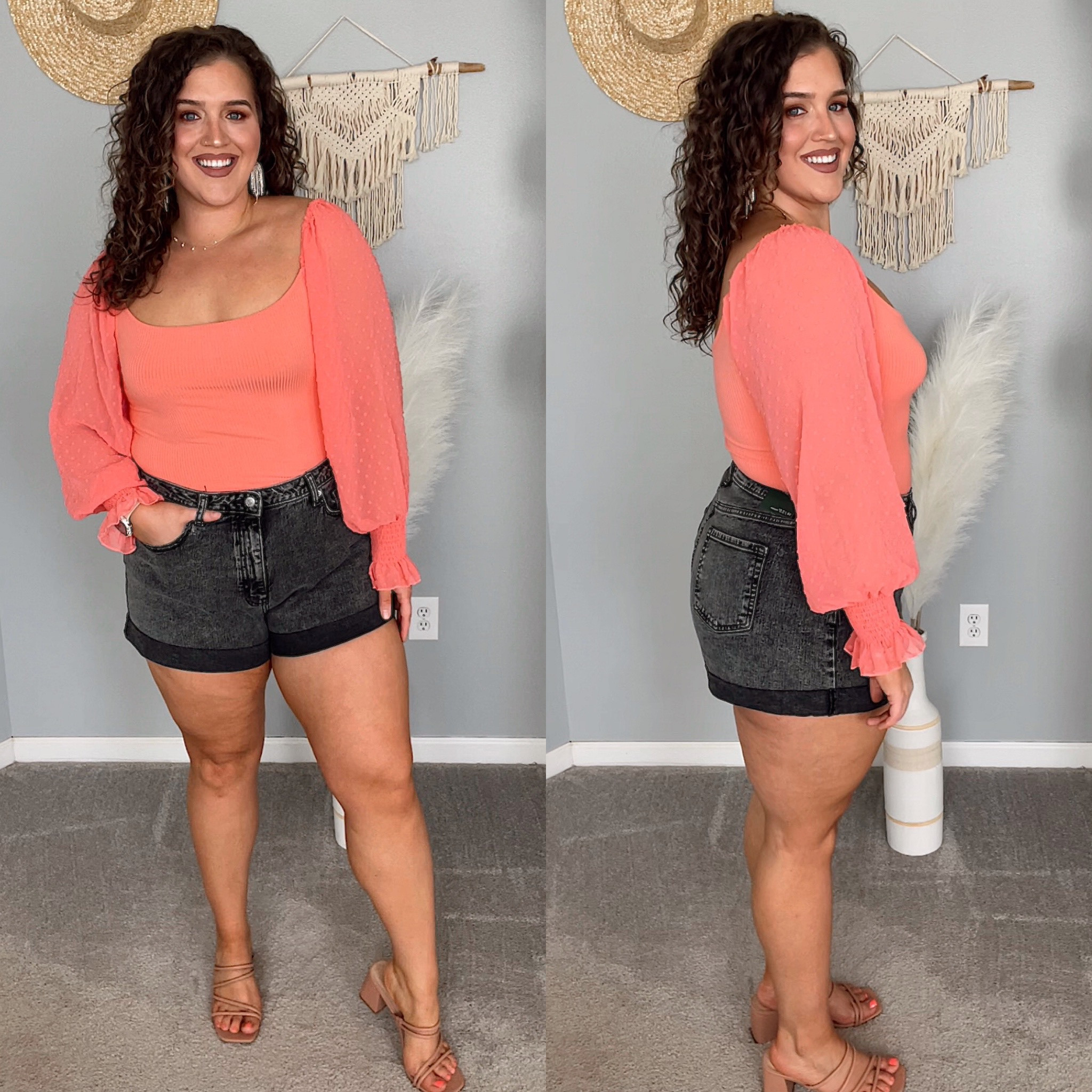 Midsize affordable jean shorts try on from Target under $25! 🎯
Bodysuit: L - original color sold out lining similar
Black shorts: 14
#midsizeoutfits #ootd #springoutfits #summerstyle #bodysuit #shorts #jeanshorts #denimshorts #casualoutfits #affordablefashion 

#LTKSeasonal #LTKcurves #LTKstyletip
