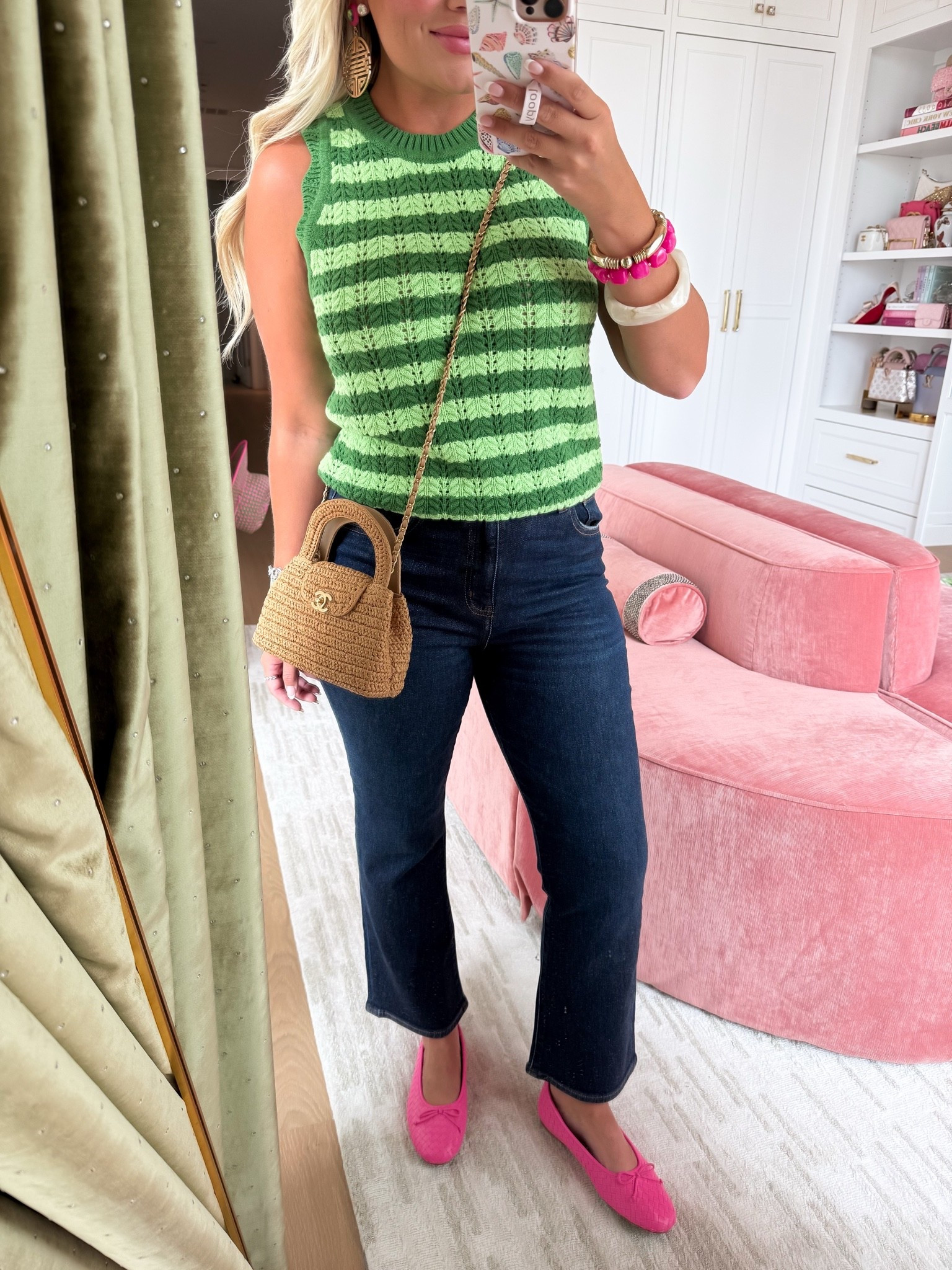 Love this pink & green combo!

#LTKootd #LTKgrwm