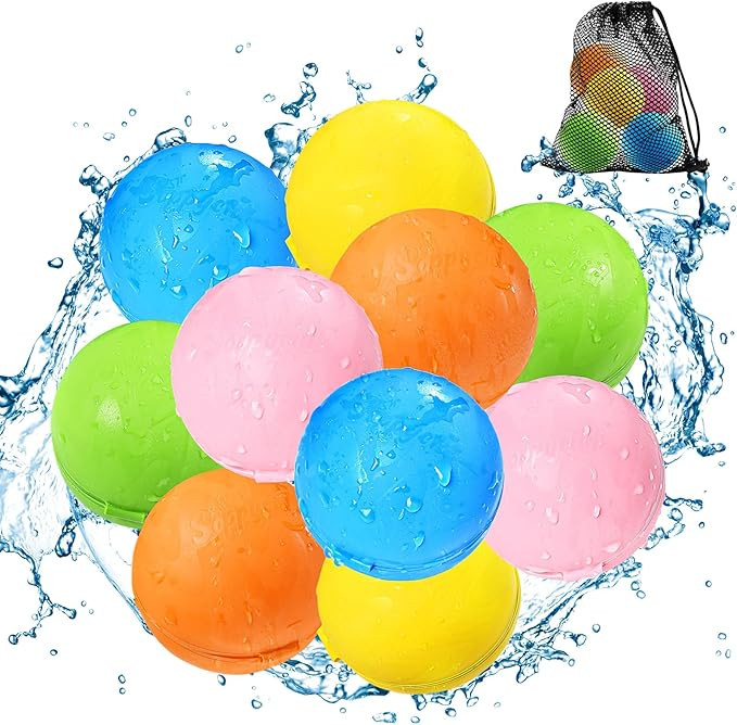 SOPPYCID Reusable Water Bomb balloons, Magnetic Refillable Water balls - Pool Toys for Boys and G... | Amazon (US)