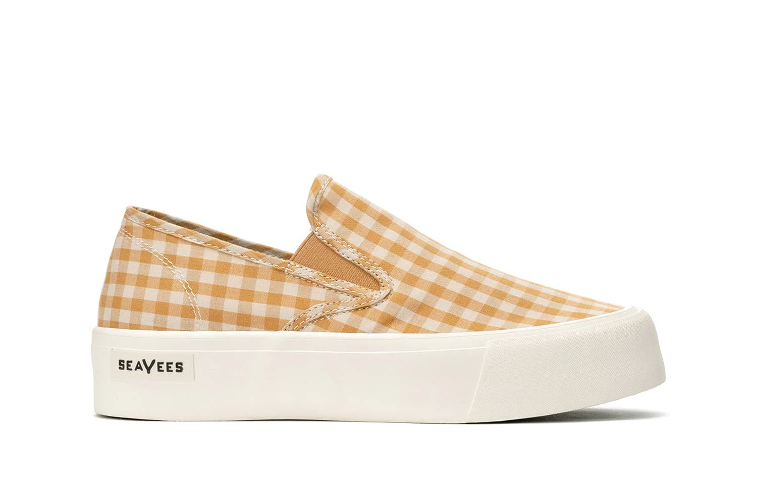 Womens - Baja Slip On Platform - Mustard | SeaVees (US)