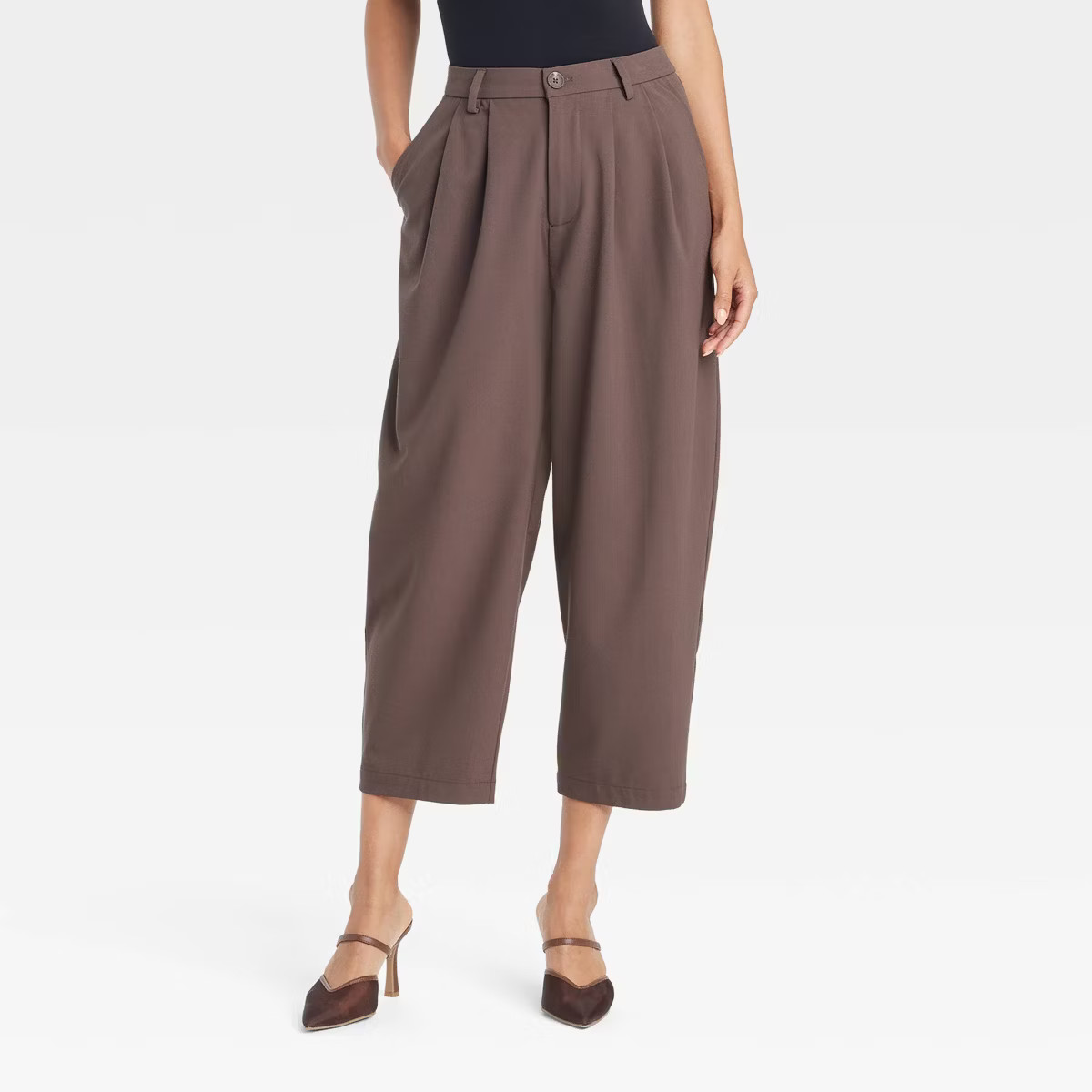 Women's High-Rise Barrel Ankle Pants - A New Day™ | Target