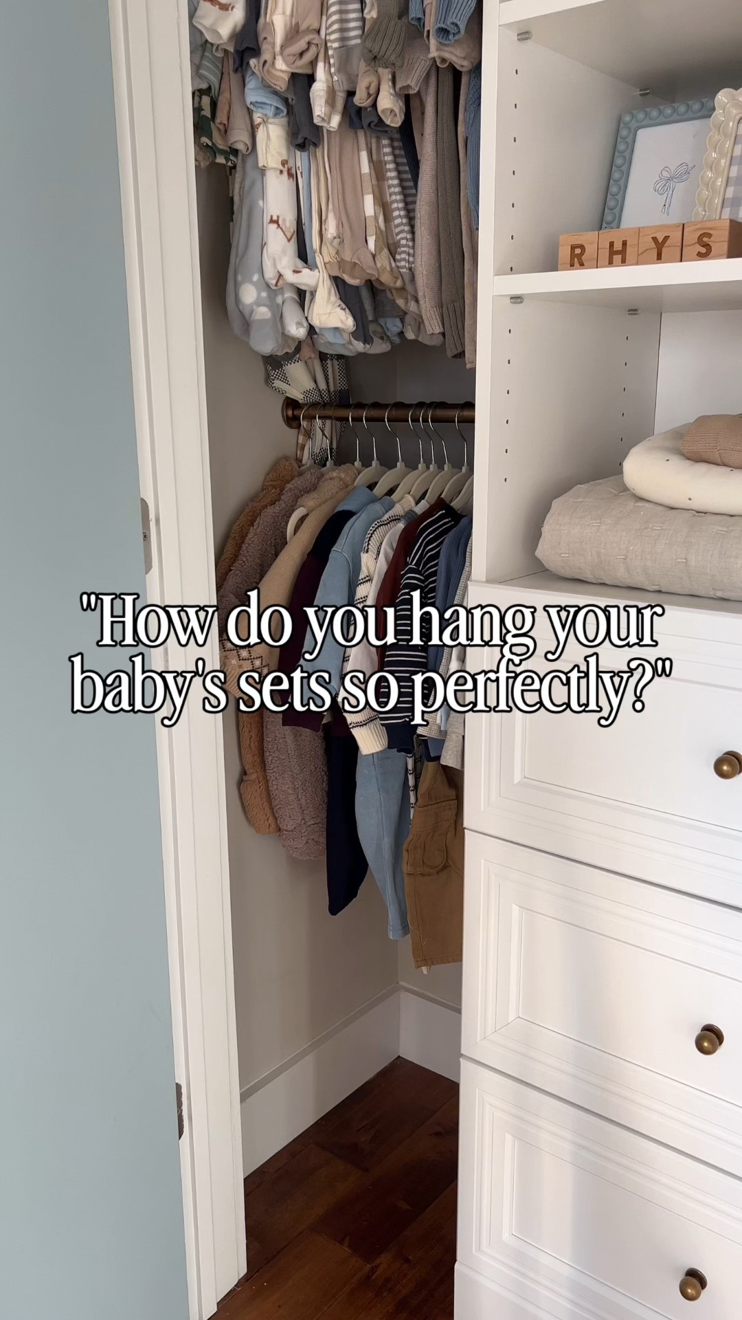 How to hang your baby's clothes in their closet! 

#LTKHome #LTKBaby