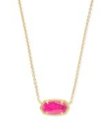 Elisa Gold Pendant Necklace in Azalea Illusion | Kendra Scott