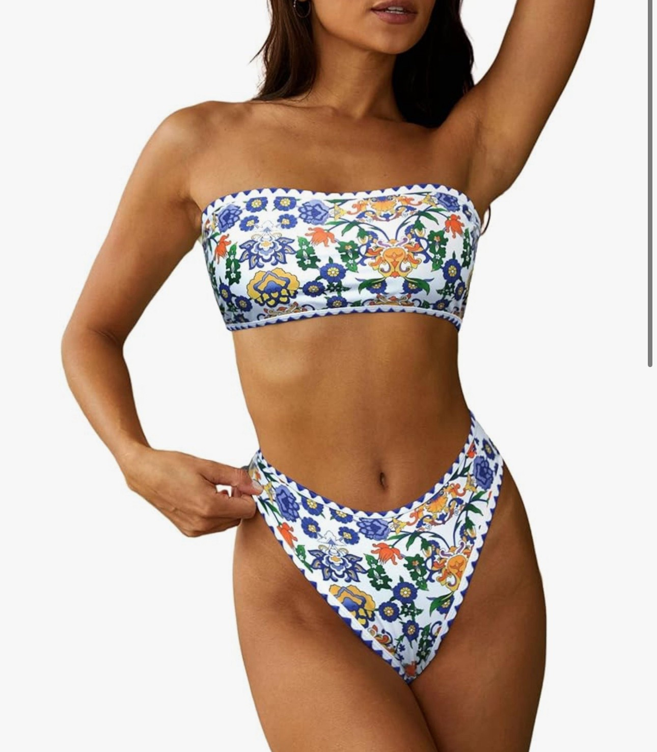 Bikini
Floral two piece swim
Sale 

#LTKSeasonal #LTKSwim #LTKSaleAlert
