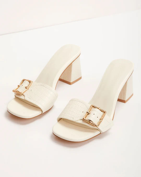 Candace Belt Buckle Sandal Heel | VICI