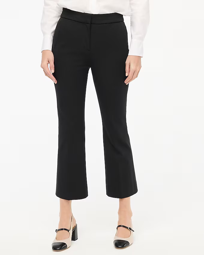 Petite Kelsey cotton-blend flare pant | J.Crew Factory