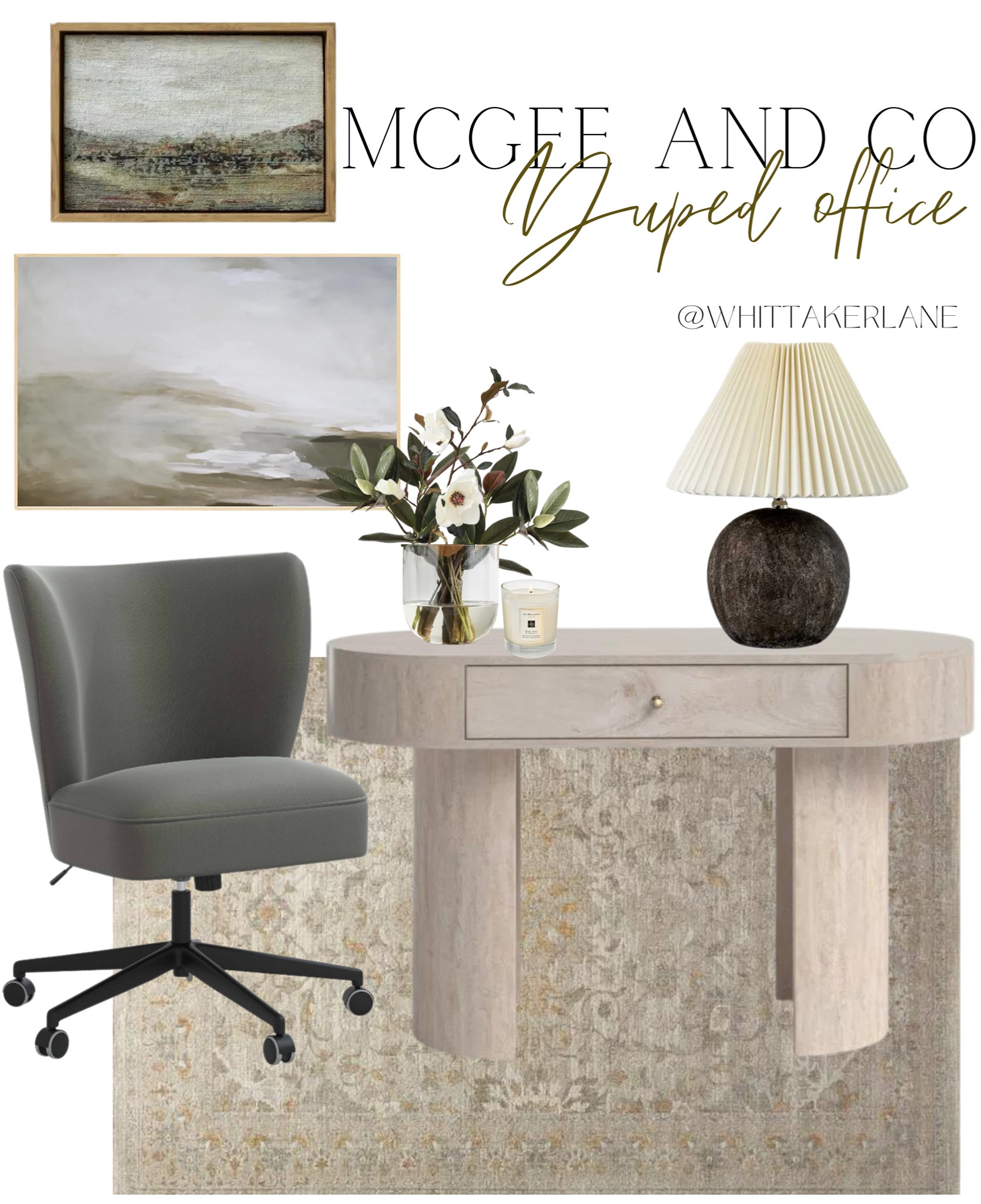 🚨 SALE ALERT!! This desk is 51% off! A great McGee and Co dupe! 5 x 8 Loloi rug for $82! 

Amazon, Amazon prime, Amazon office, studio mcgee, office inspo, office decor, home office, transitional office, rug sale, Chris loves julia, wall art, office chair, office desk, office rug, lamp, office mood board 

#LTKxPrimeDay #LTKsalealert #LTKFind