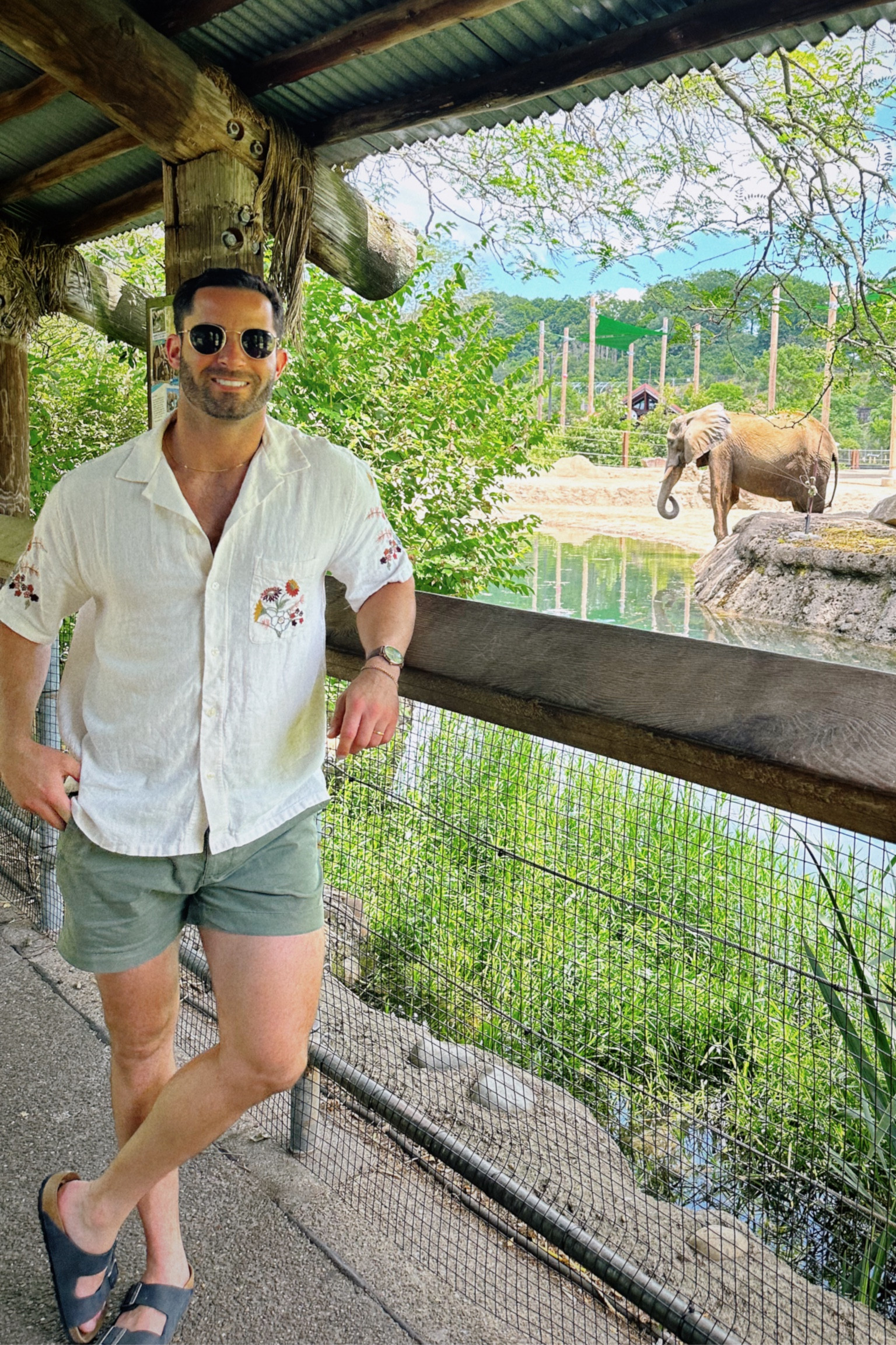 Summer men’s outfit. Been loving these shorts from Abercrombie and these button up shirts. This shirt is no longer available in this color but I did add some options that are similar 

#LTKStyleTip #LTKFindsUnder100 #LTKMens