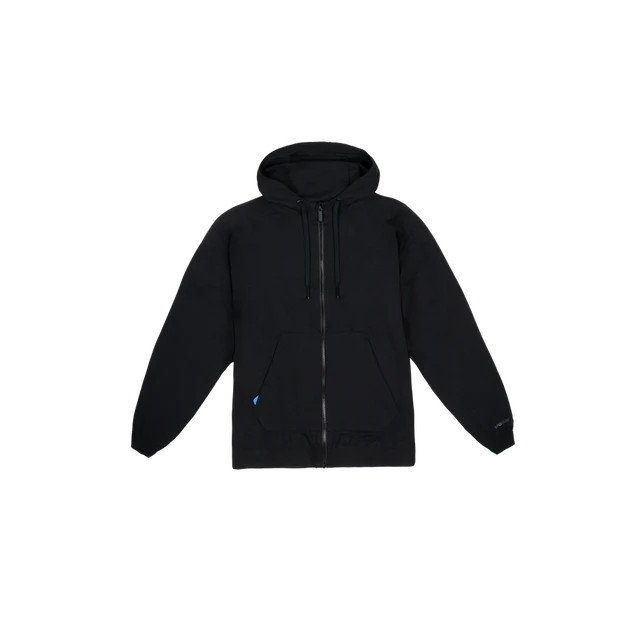 Women's Coastal Hoodie Full Zip - Black | Vessi Footwear