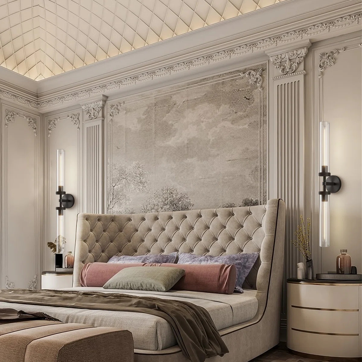 Twining 2 - Light Wallchiere Armed Sconce Black Wall Sconces Mount Wall Lights(Including Bulbs) (... | Wayfair North America