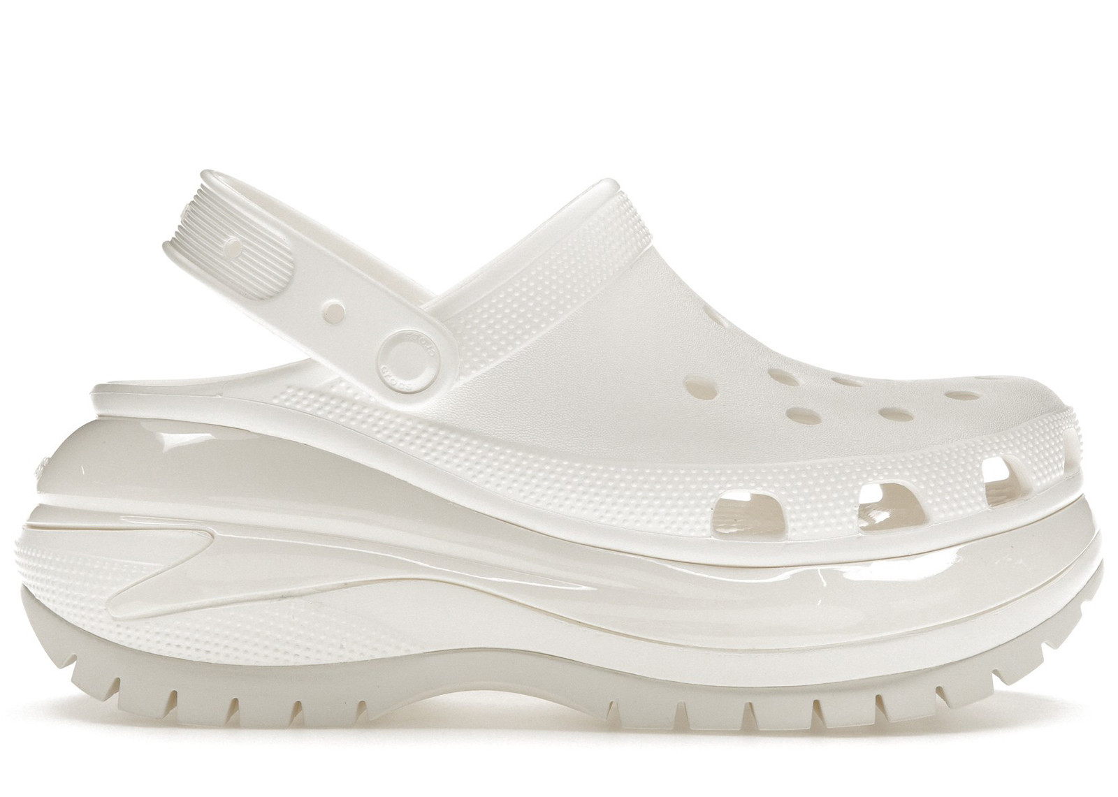 Crocs Classic Mega Crush Clog White | StockX