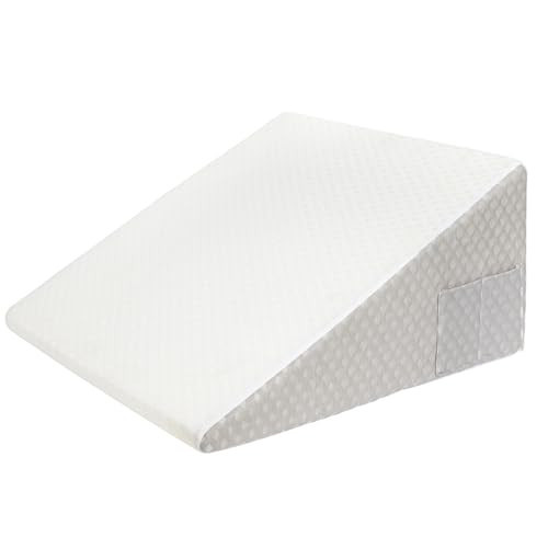 Bed Wedge Pillow for Sleep Apnea 12 Inch Height Form Wedge for Sleeping Wedge Pillow for Adutls,Seniors Side Sleep Wedge Pillows for Acid Reflux Relief,Bed Room Essentials Accessories Triangle | Amazon (US)
