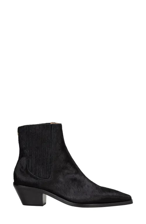 BOSS Genuine Calf Hair Chelsea Boot in Black at Nordstrom, Size 10 | Nordstrom