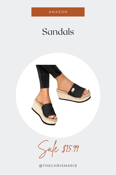 Only $15 for these sandals . Perfect for Spring

#LTKsalealert #LTKunder50 #LTKshoecrush