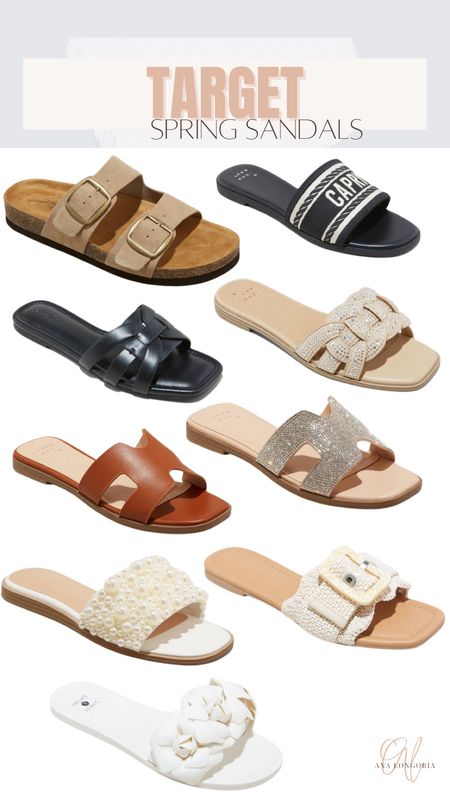 Target new sandals 
Spring sandals 

#LTKtravel #LTKSpringSale #LTKshoecrush