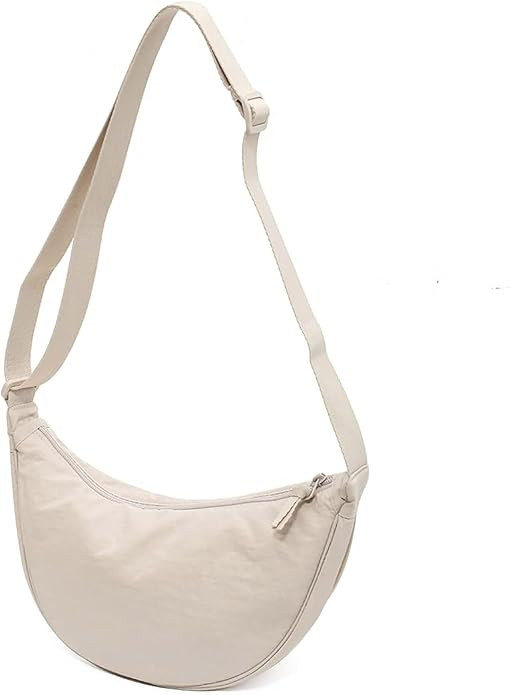 Crescent Women's Nylon Crossbody Hobo Sling Bag - Lightweight, Small Shoulder Purse | Amazon (US)