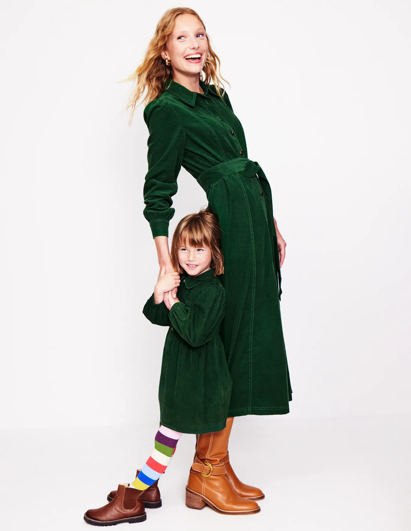 Aubrey Cord Midi Shirt Dress | Boden (US)