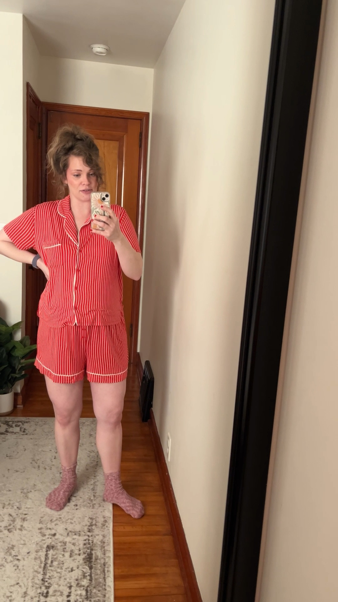 Got in a size large and OMG so comfy! 😍😍😍 comes in a few different designs that are also totally adorable! Linked a similar set from Target if you’d rather shop there 🥰❤️