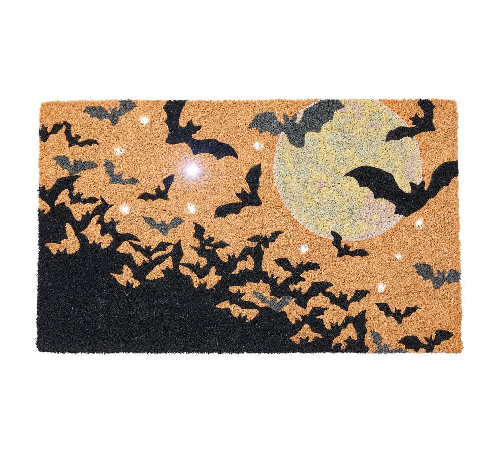 Bats Light Up Doormat | Pottery Barn (US)