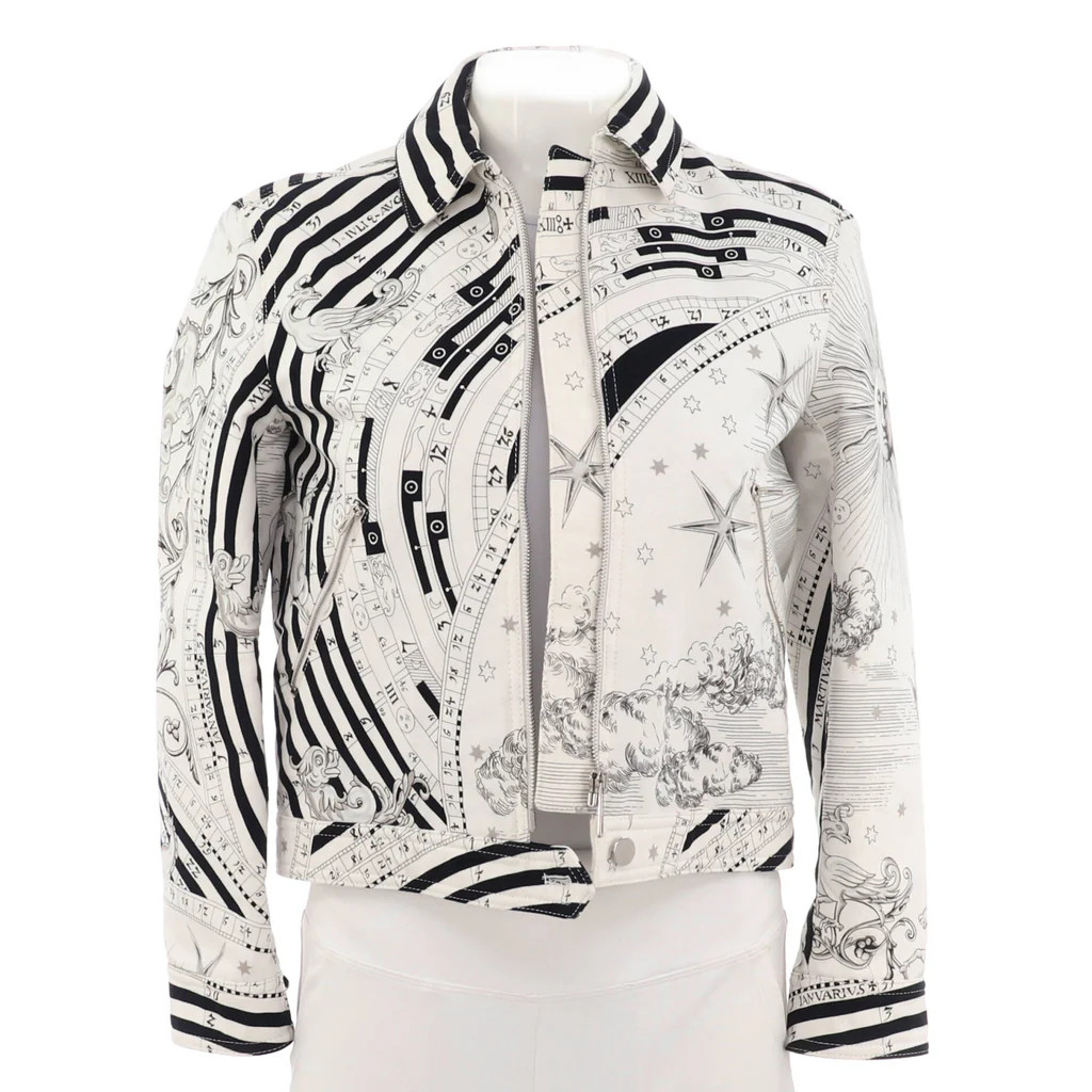 Women's Astrologie Remix Zipped Jacket Printed Cotton | Rebag
