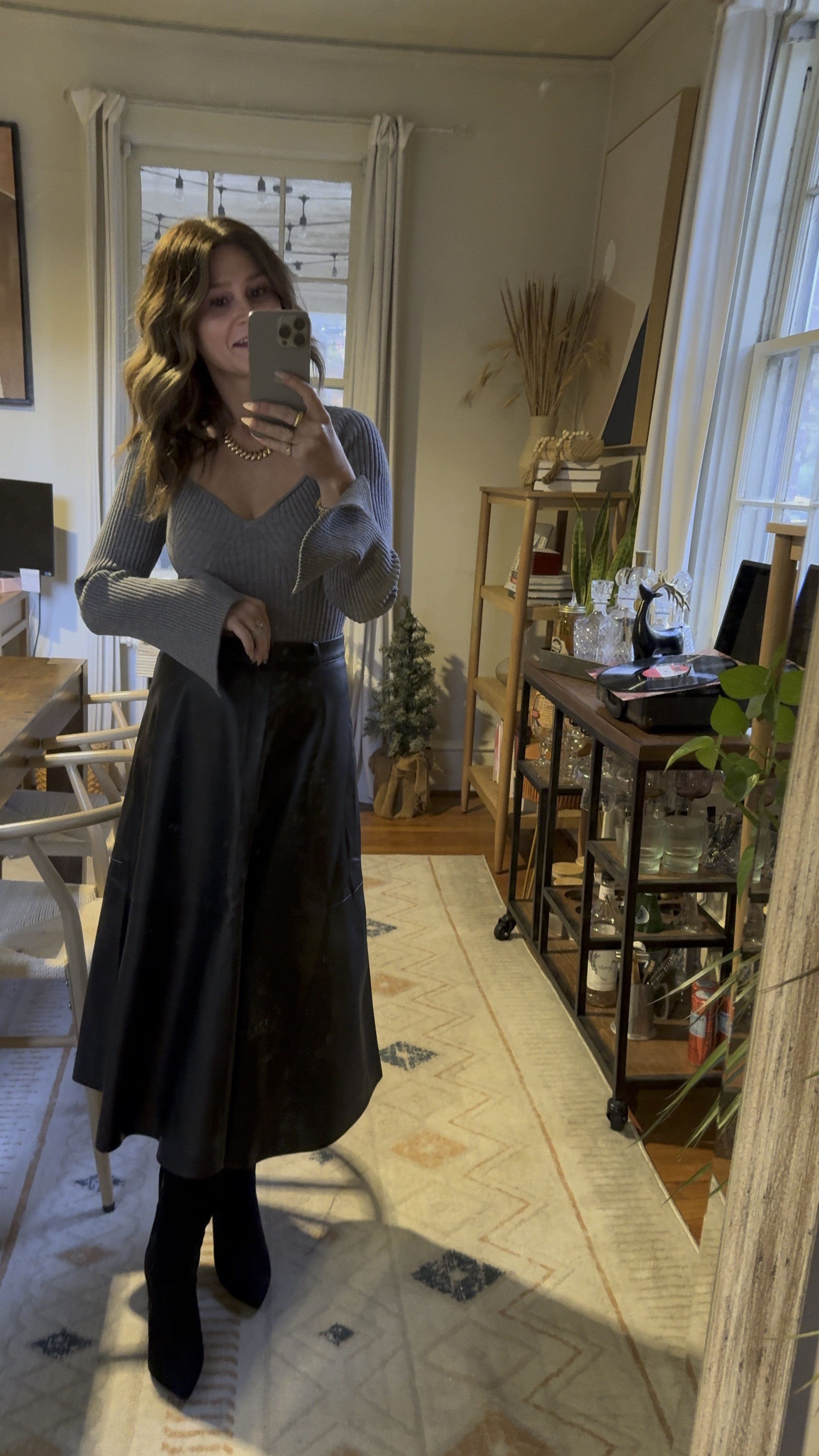 Perfect workwear look. Business casual. Skirt. Bodysuit. Boot. Fall. Winter. Teacher wear. 

Böhme code is 20BRANDIW
Boots code is Brandi15

#LTKSeasonal #LTKworkwear #LTKfindsunder100