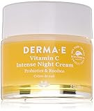 DERMA E Vitamin C Intense Night Cream, 2 oz, Cream White | Amazon (US)