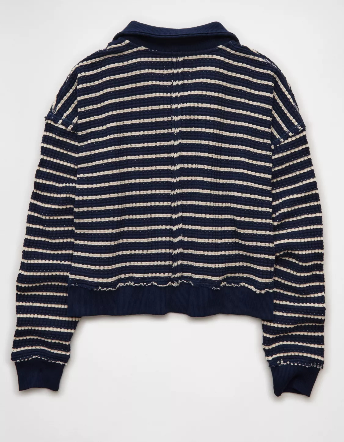 AE Half-Zip Waffle Fleece Sweatshirt | American Eagle Outfitters (US & CA)