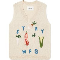 Story mfg. Women's Party Knit Vest in Squash, Size X-Small | END. Clothing | End Clothing (US & RoW)