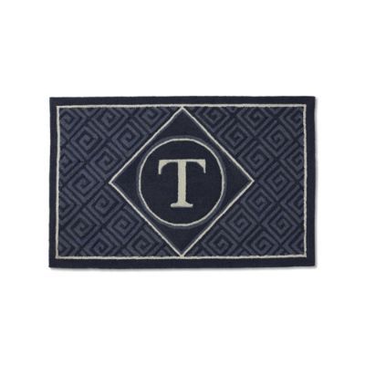 Greek Key Monogram Door Mat | Frontgate