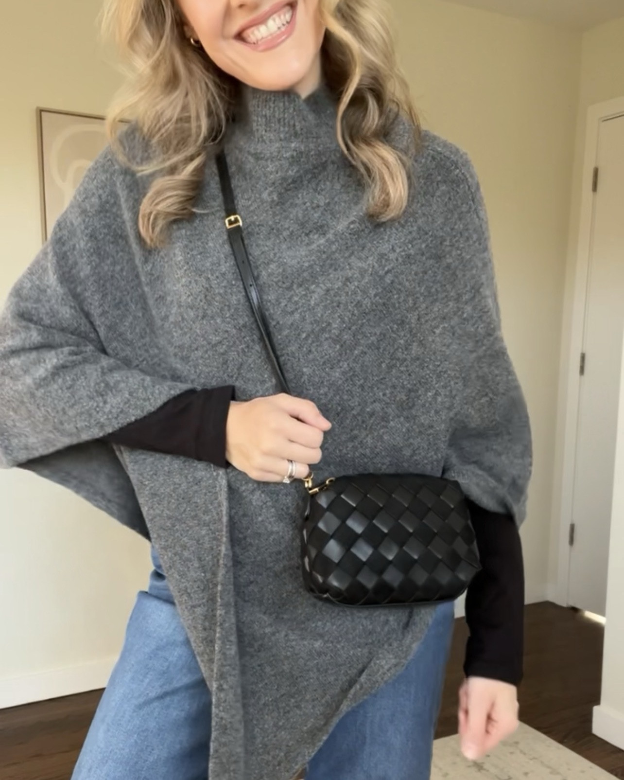 Weeks worth of Walmart winter outfits! 
Fit is true to size.
S/M in poncho and vest
Small in the floral blouse, cotton eyelet top and midi dress
Medium in the coat and the gray sweater under the coat 
Momstyle modest 

#LTKFindsUnder50 #LTKOver40 #LTKFindsUnder100