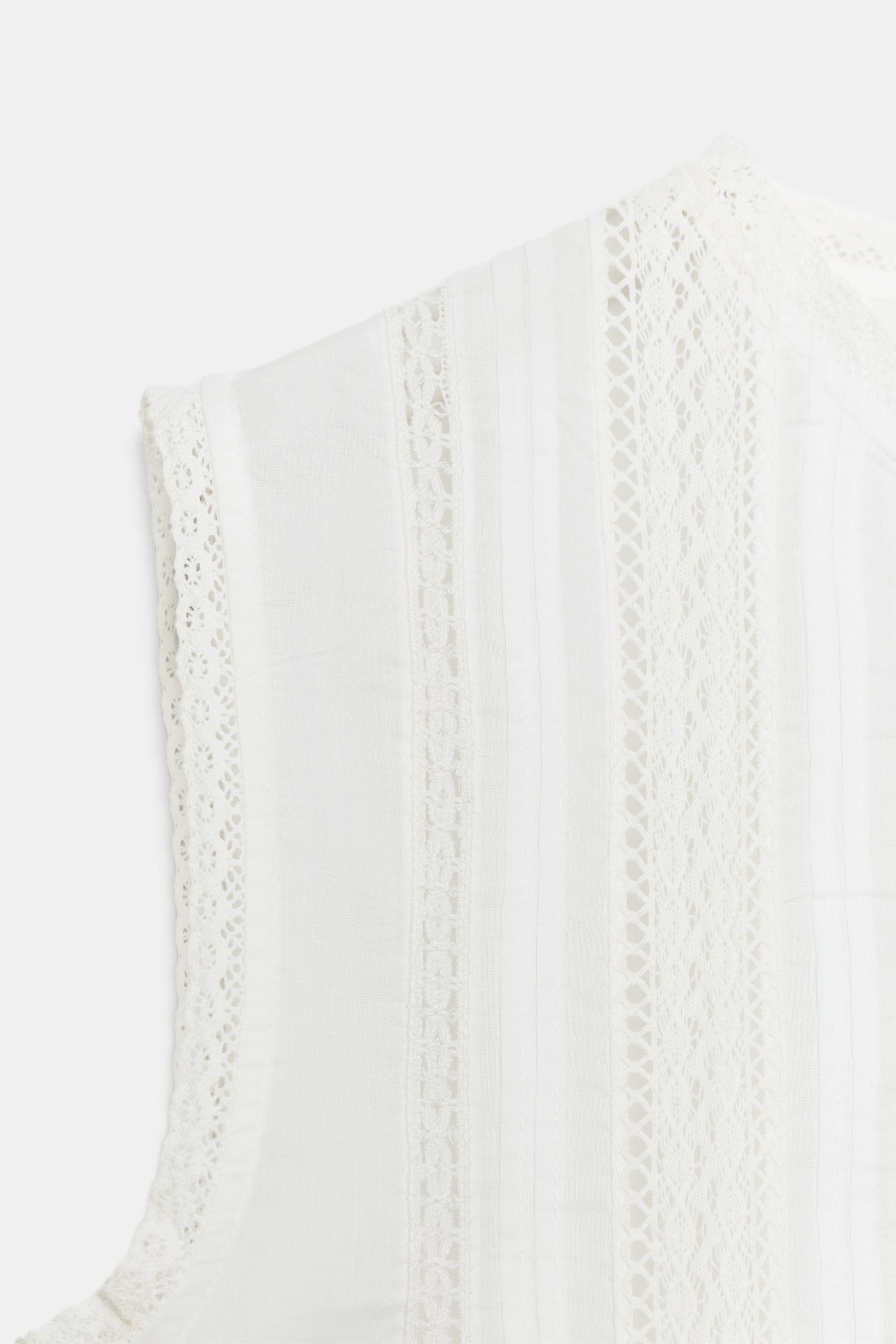 ZW COLLECTION EMBROIDERED ROMANTIC BLOUSE | Zara US
