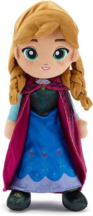 Disney Store Official Anna Plush Doll - 14 Inch Disney Plush with Velour Cape with Decorative Pri... | Amazon (US)
