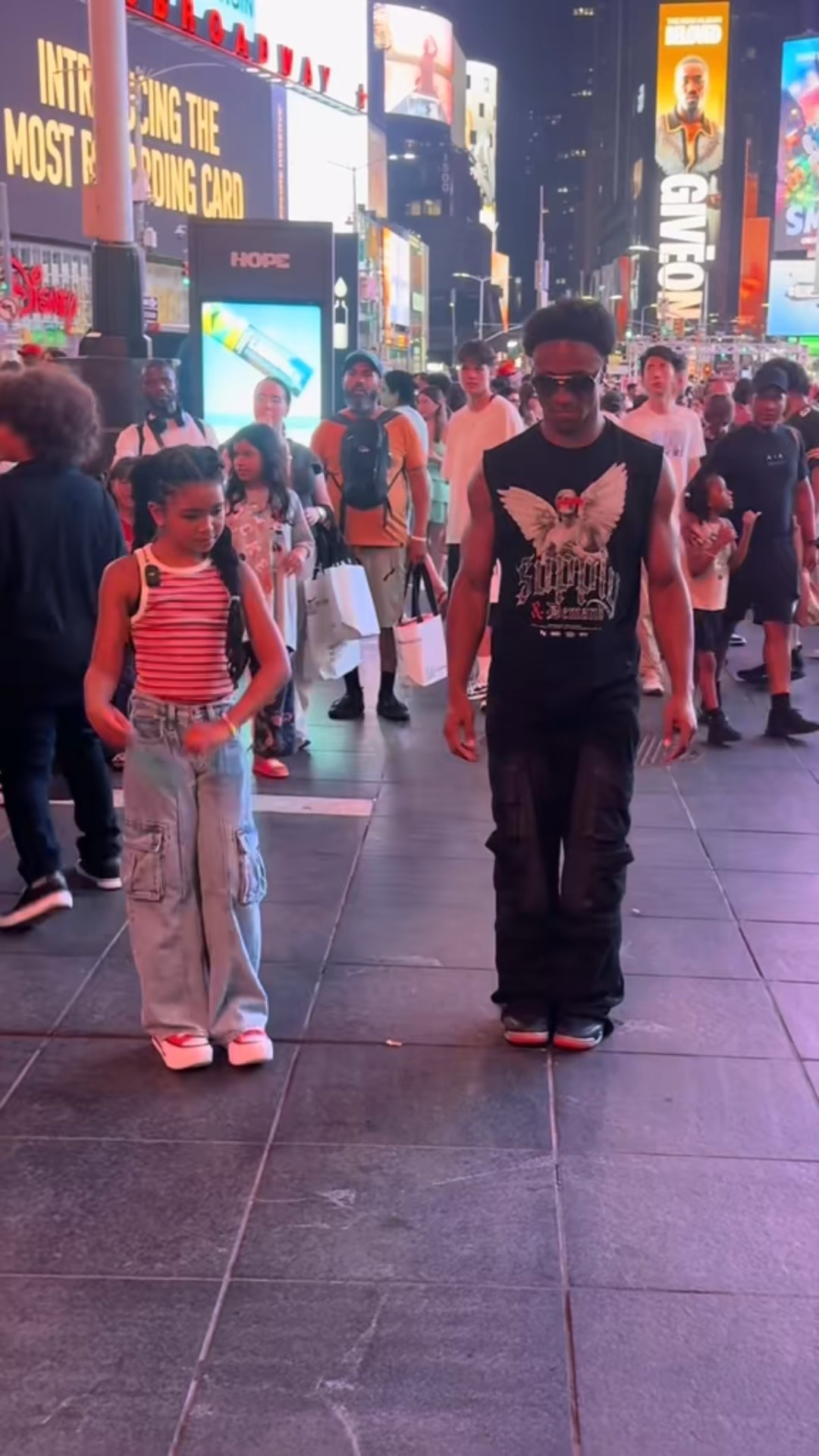 Scarlett’s outfit was eating NYC Times Square up!! Kids fashion // old navy // H&M // converse // baggy // street wear // braids // cargo jeans 

#LTKShoeCrush #LTKKids #LTKStyleTip