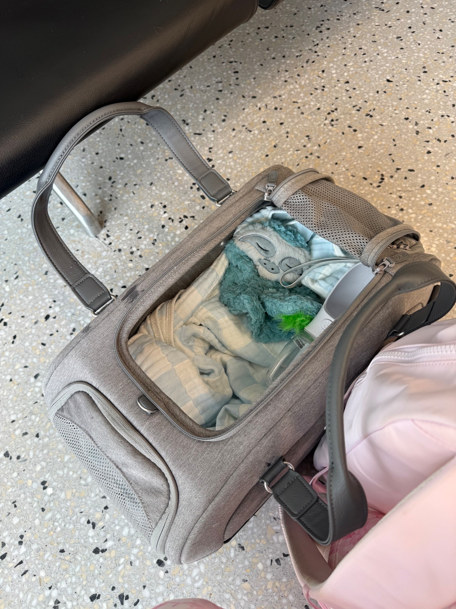 Our fave carrier! Linking the travel carrier and accessories inside we had for bringing Toast home 