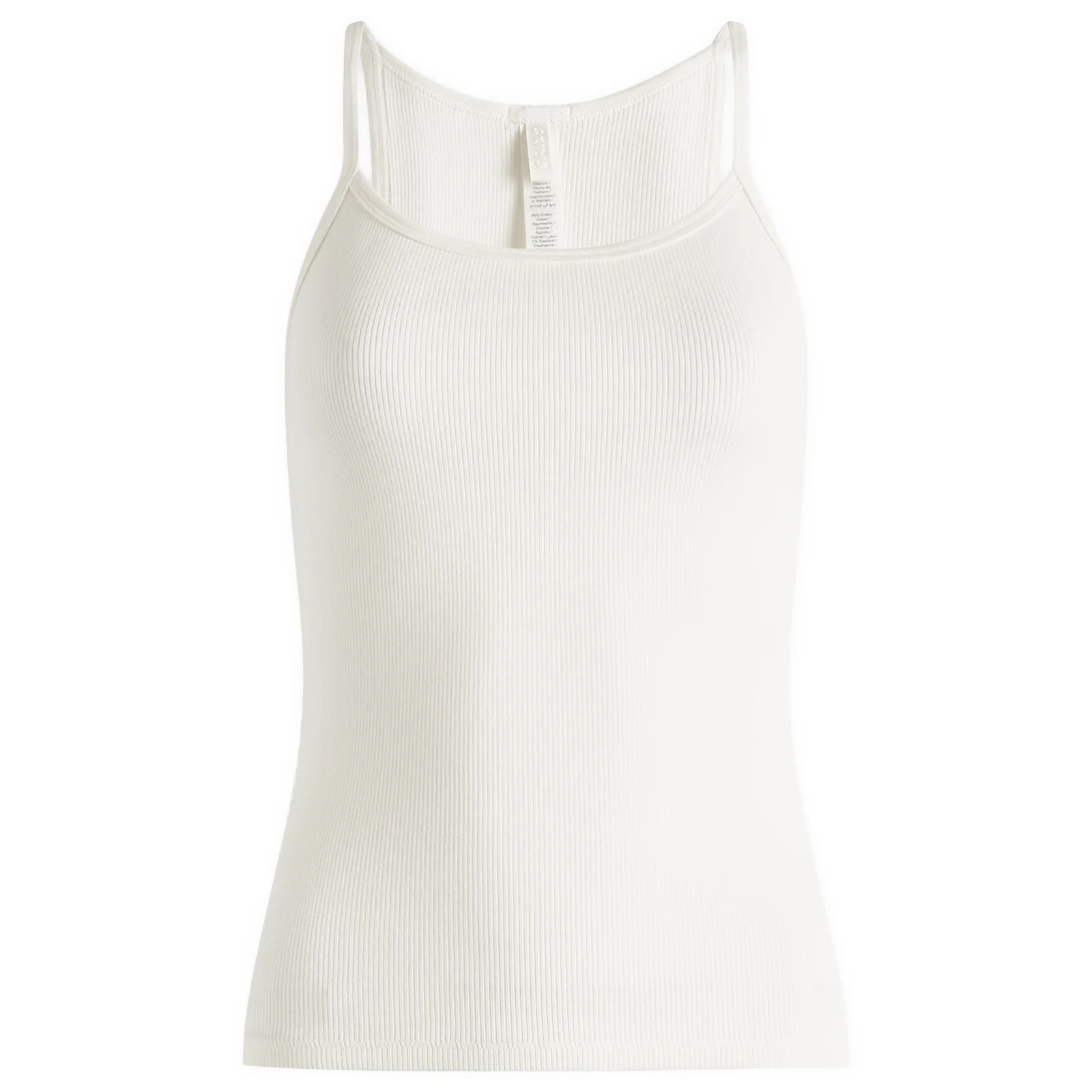 SKIMS Women's Cotton Rib Scoop Tank in Marble, Size X-Small | END. Clothing | END. Clothing