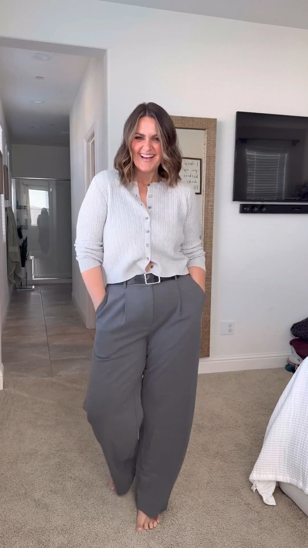 Affordable workwear, curvy friendly trousers 

Sweater, large
Pants, 14 but could use 12
Shoes, 10 (true size)

end of year sale, old navy sale, Size 12, midsize, office outfit, old navy, adjustable pants, curvy style, office outfit, work outfit, Courtney Hamilton

#LTKFindsUnder50 #LTKMidsize #LTKSaleAlert