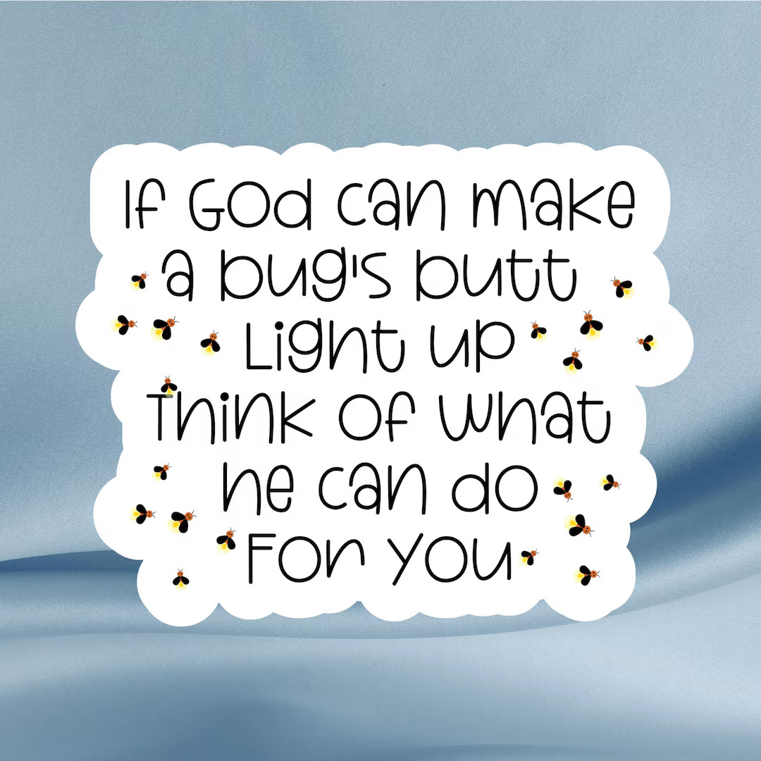 Funny Christian Sticker: Firefly Faith Quote - Waterproof Vinyl Decal - Etsy | Etsy (US)