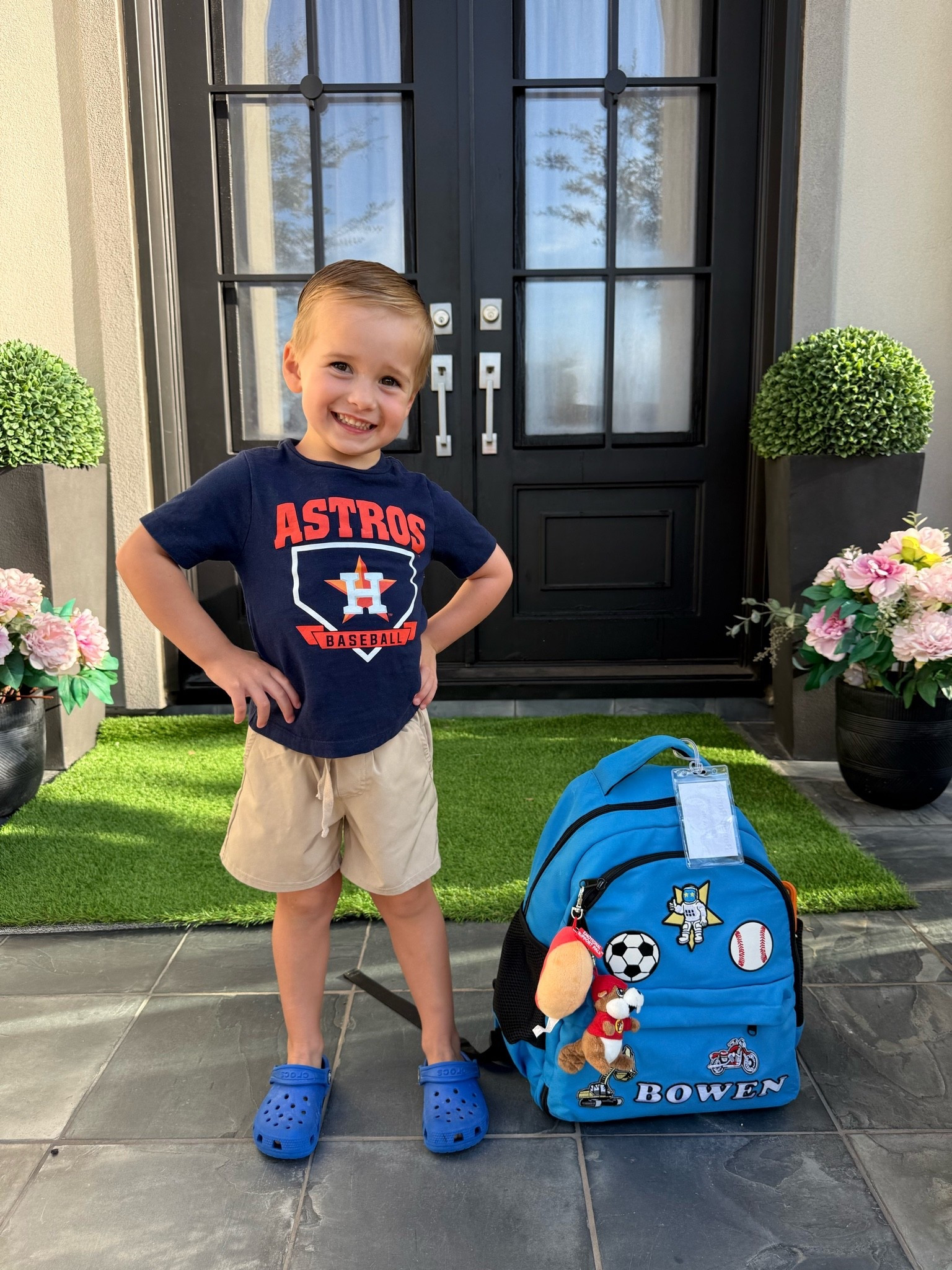 It’s Bowen’s first day of school!

#LTKKids
