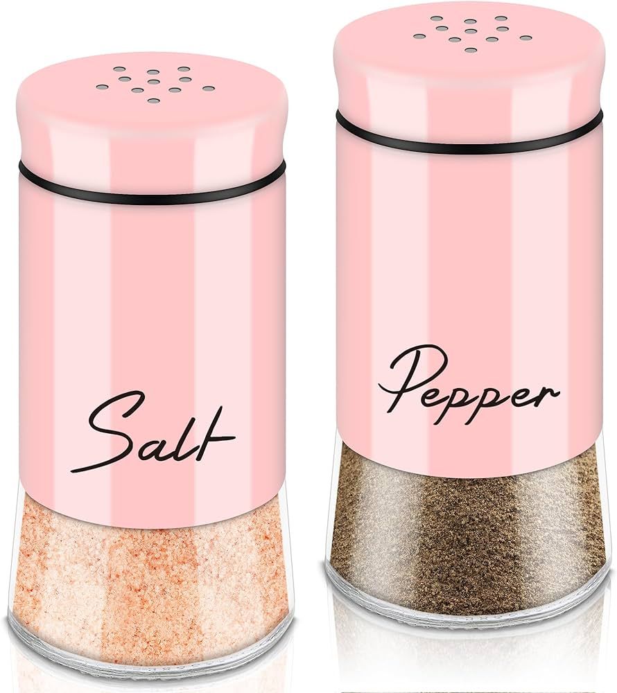 Pink Salt and Pepper Shakers Set,5 oz Kitchen Decor and Accessories Home Essentials Cute Househol... | Amazon (CA)