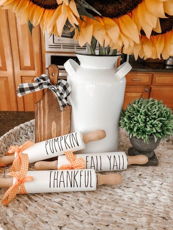 Rae dunn inspired rolling pins fall rolling pins fall | Etsy | Etsy (US)
