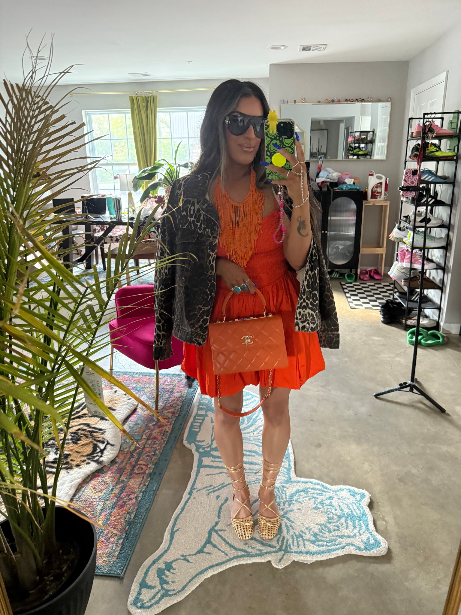 I am 5’4” 150 pounds 8/10 pant 36C

I am wearing a large in the dress, but I am exchanging for a size medium . It’s very stretchy. I suggest sizing down one size.

I’m wearing a size 9 in the flats. I sized up half a size for a more comfortable fit.

Melinda Maria gold rings/hand chain - use code MARIAHR to save

#LTKMidsize #LTKSaleAlert #LTKFindsUnder50